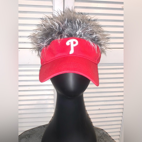 Philadelphia Phillies Flair Hair Hat Gray baseball cap - Picture 1 of 8